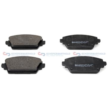 Bromsbeläggssats, Framaxel — Framaxel från Autofrance