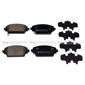 Bromsbeläggssats, Framaxel — Framaxel från Autofrance