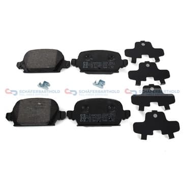 Bromsbeläggssats, Bakaxel — Bakaxel från Autofrance