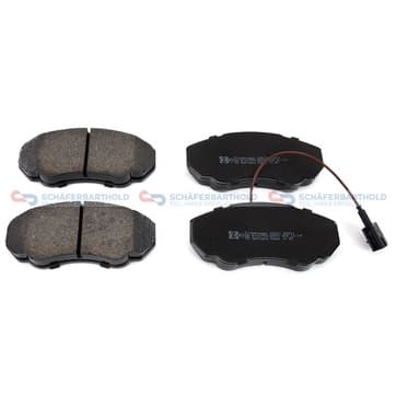 Bromsbeläggssats, Framaxel — Framaxel från Autofrance