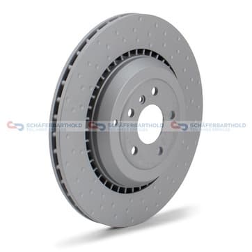 Bromsskiva, Bakaxel — Bakaxel från Autofrance