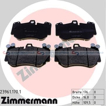 Bromsbeläggssats, Framaxel — Framaxel från Autofrance