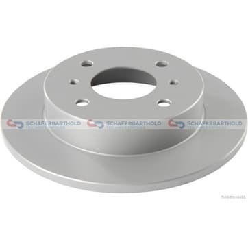 Bromsskiva, Bakaxel — Bakaxel från Autofrance