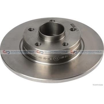 Bromsskiva, Bakaxel — Bakaxel