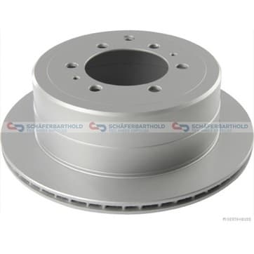 Bromsskiva, Bakaxel — Bakaxel från Autofrance