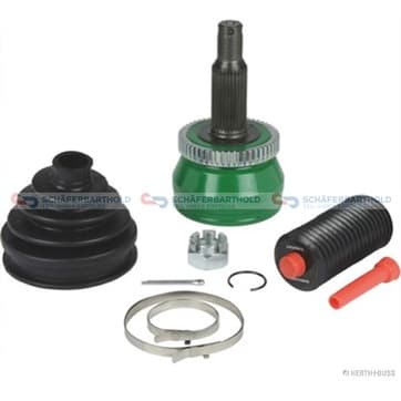 Knutsats, drivaxel, Framaxel, på hjulsidan — Framaxel, på hjulsidan från Autofrance