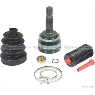 Knutsats, drivaxel, Framaxel, på hjulsidan — Framaxel, på hjulsidan från Autofrance