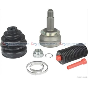 Knutsats, drivaxel, Framaxel, på hjulsidan — Framaxel, på hjulsidan från Autofrance