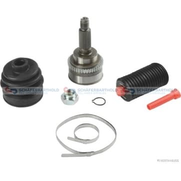 Knutsats, drivaxel, Framaxel, på hjulsidan — Framaxel, på hjulsidan från Autofrance