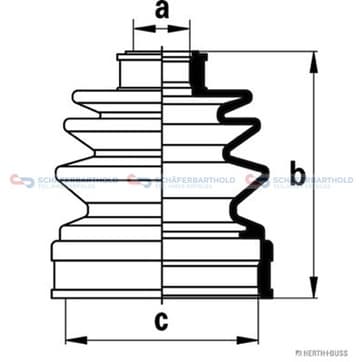 Damasksats, drivaxel, Framaxel, båda sidor — Framaxel, båda sidor