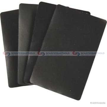 Antiknirr-folie, bromsbelägg