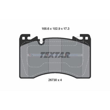 Bromsbeläggssats från Autofrance