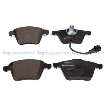 Bromsbeläggssats, Framaxel — Framaxel från Autofrance