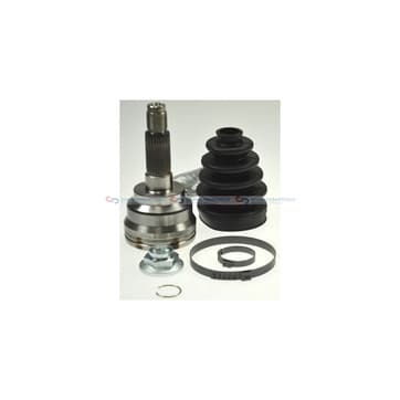 Knutsats, drivaxel, Framaxel, på hjulsidan — Framaxel, på hjulsidan