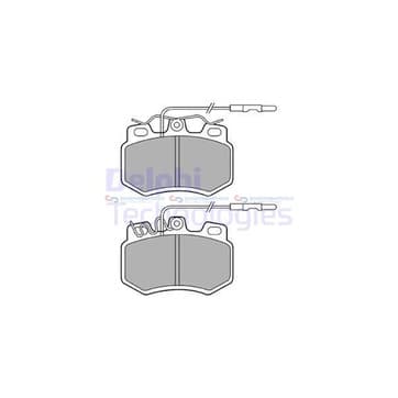 Bromsbeläggssats, Framaxel — Framaxel
