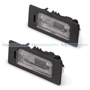 Nummerplåtsbelysning, Tvåsidig