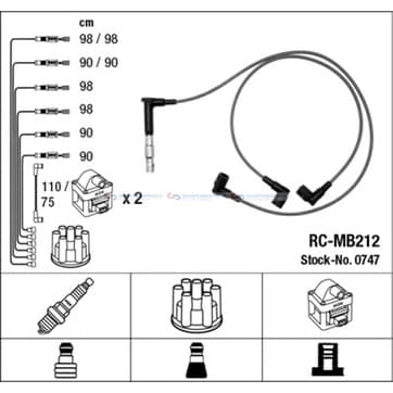 Tändkabelsats 10 från Autofrance