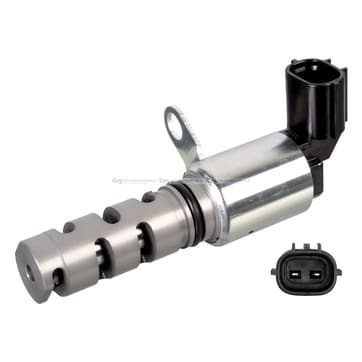 Styrventil, kamaxeljustering, Avgas-/utsläppssidan — Avgas-/utsläppssidan