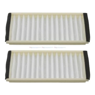 Filtersats, kupéluft