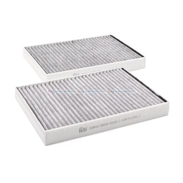 Filtersats, kupéluft