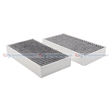 Filtersats, kupéluft