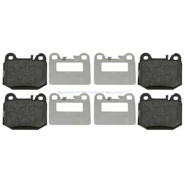 Bromsbeläggssats, Bakaxel — Bakaxel från Autofrance