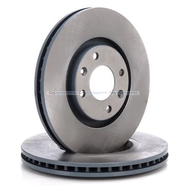 Bromsskiva, Framaxel — Framaxel