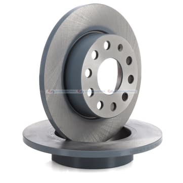 Bromsskiva, Bakaxel — Bakaxel från Autofrance