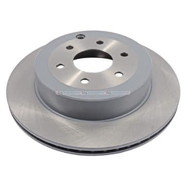 Bromsskiva, Bakaxel — Bakaxel från Autofrance