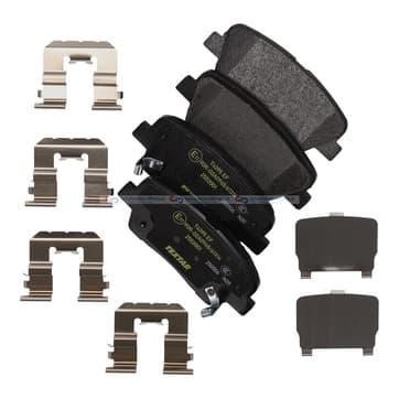 Bromsbeläggssats, Bakaxel