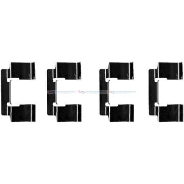 Tillbehörssats, bromsbelägg från Autofrance