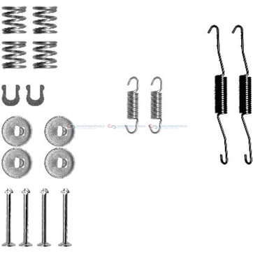 Tillbehörssats, bromsskor från Autofrance