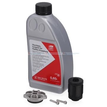 Delesats, lamellkopplingsolje byte (fyrhjulsdrift) febi Plus