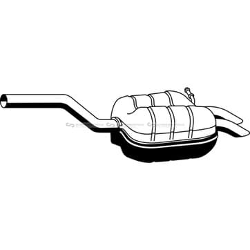 Bakre ljuddämpare från Autofrance