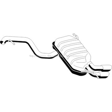 Bakre ljuddämpare från Autofrance