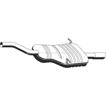 Bakre ljuddämpare från Autofrance