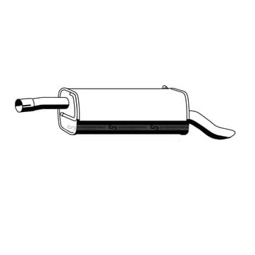 Bakre ljuddämpare från Autofrance