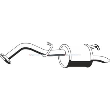 Bakre ljuddämpare från Autofrance