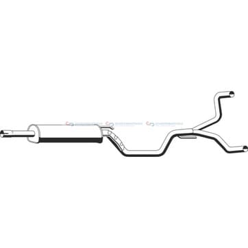 Mellanljuddämpare från Autofrance
