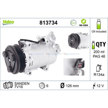 Kompressor, AC från Autofrance