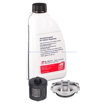 Delesats, lamellkopplingsolje byte (fyrhjulsdrift) febi Plus