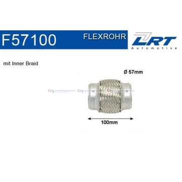 Flexrör, avgassystem 101,6mm innerväv