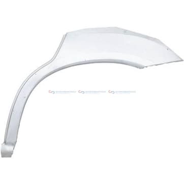 Sidoplåt, Vänster bak — vänster bak